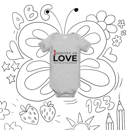 Identify As Love -Baby short sleeve one piece