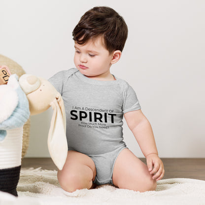 Descendant Of Spirit: Baby short sleeve one piece