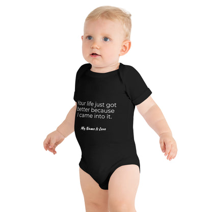 Your Life: Baby short sleeve one piece