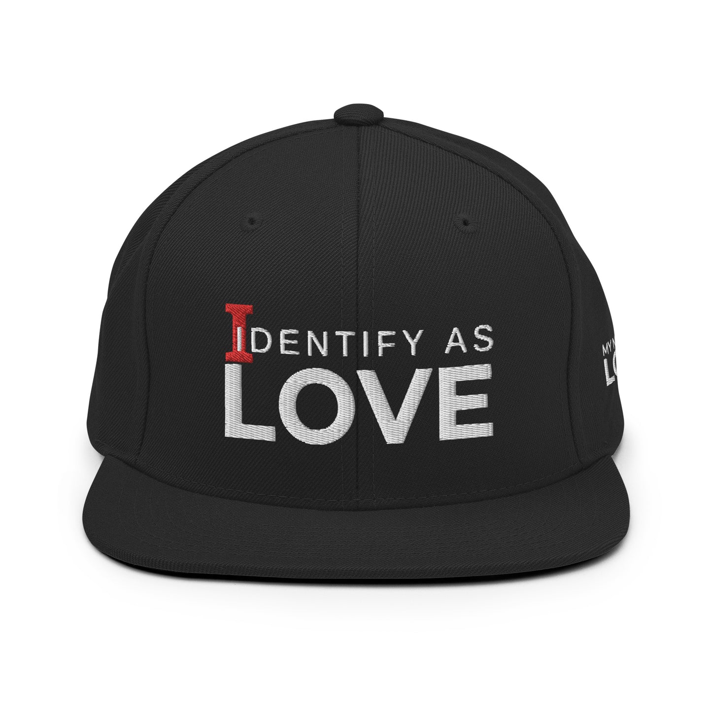 Identify As Love: Snapback Hat