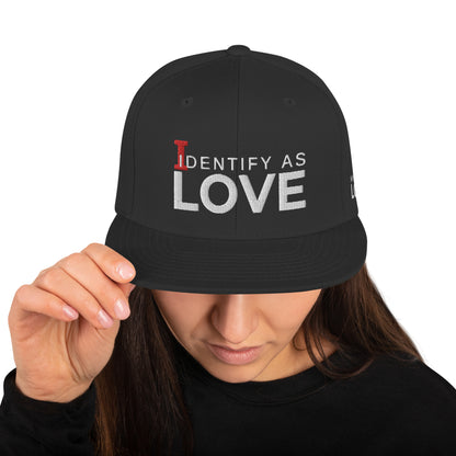 Identify As Love: Snapback Hat