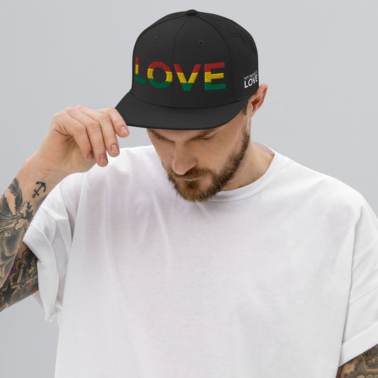 Rasta Love Snapback Hat