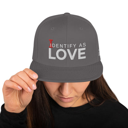 Identify As Love: Snapback Hat