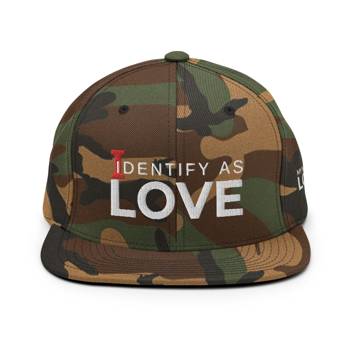 Identify As Love: Snapback Hat