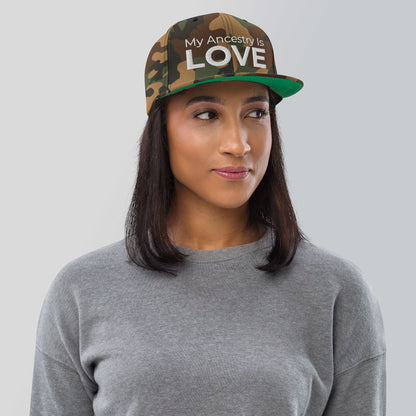 My Ancestry Is Love: Snapback Hat