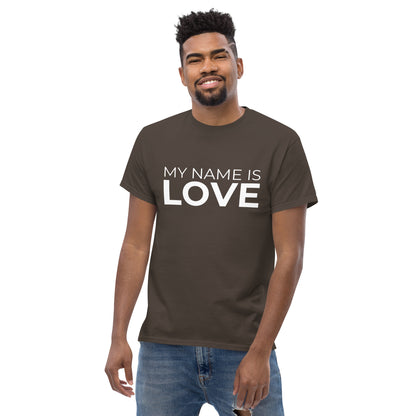 My Name Is Love:  Men's classic tee