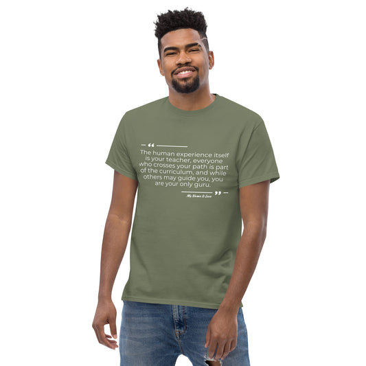 Human Experience Quote: Men's classic tee