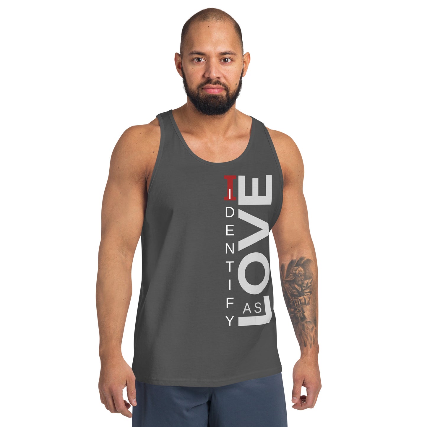 Identify As Love Unisex Tank Top