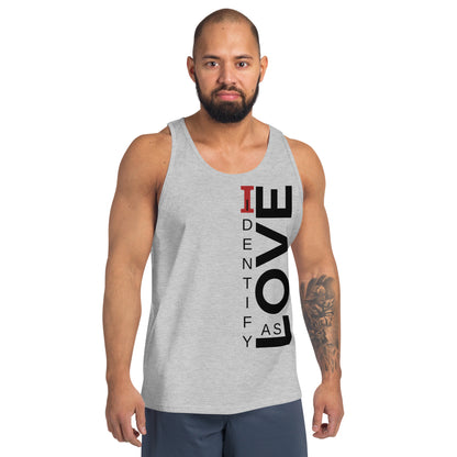 Identify As Love Unisex Tank Top