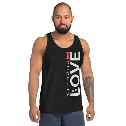 Identify As Love Unisex Tank Top