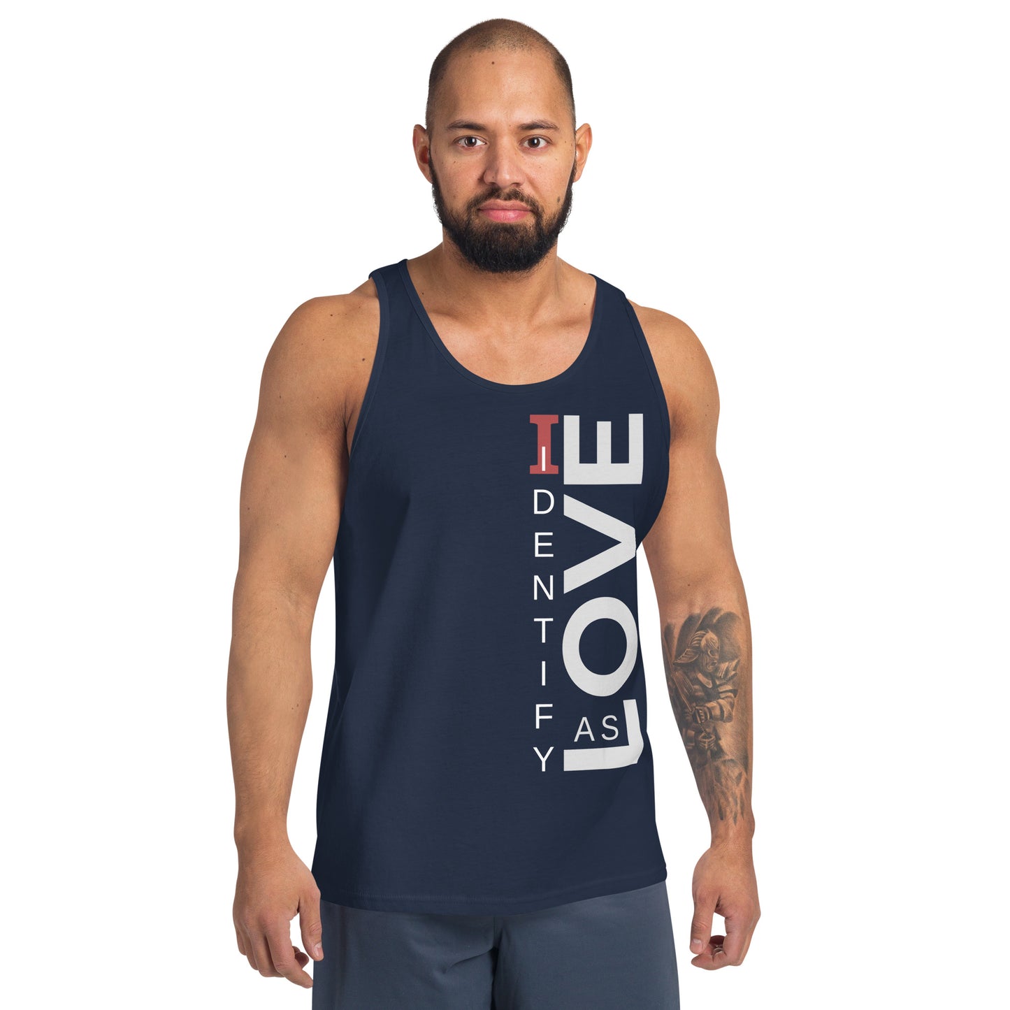 Identify As Love Unisex Tank Top