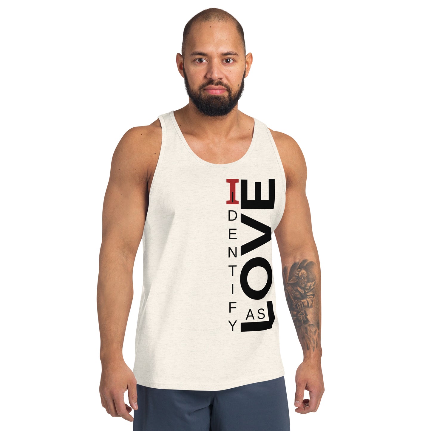 Identify As Love Unisex Tank Top