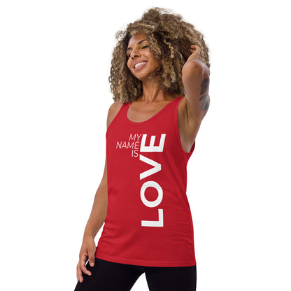 My Name Is Love Unisex Tank Top