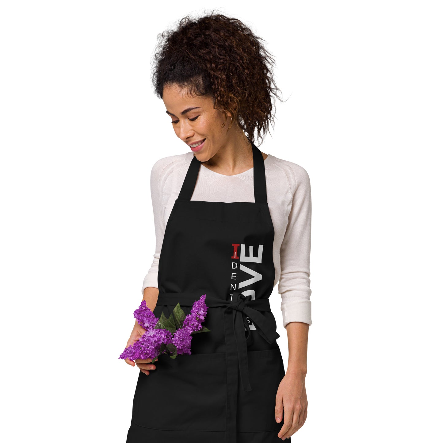 Identify As Love Organic cotton apron