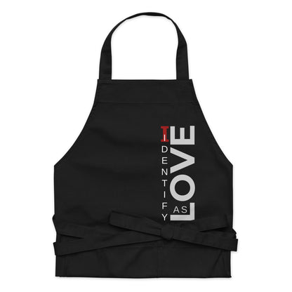 Identify As Love Organic cotton apron