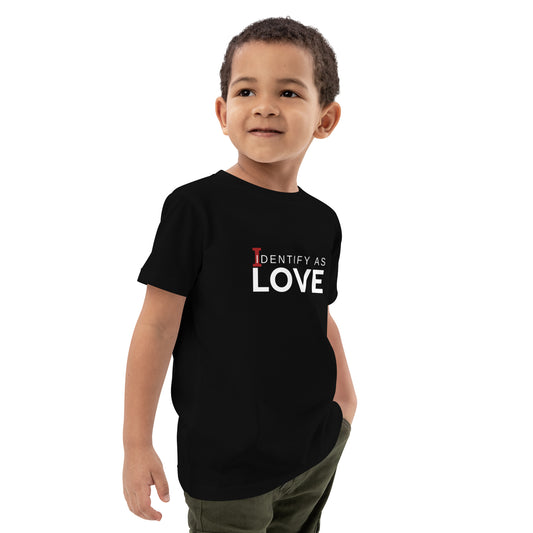 Identify As Love: Organic cotton kids t-shirt