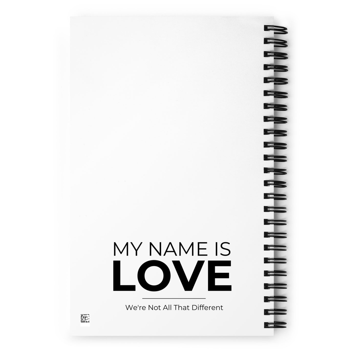 Identify As Love Spiral notebook