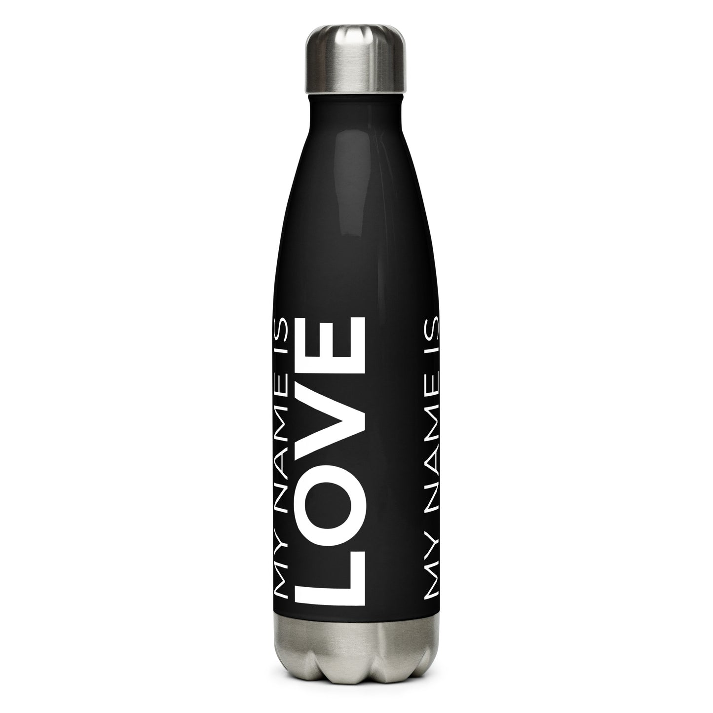 My Name Is love Stainless steel water bottle