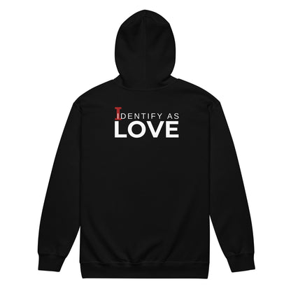 Identify Love Flip: Unisex heavy blend zip hoodie
