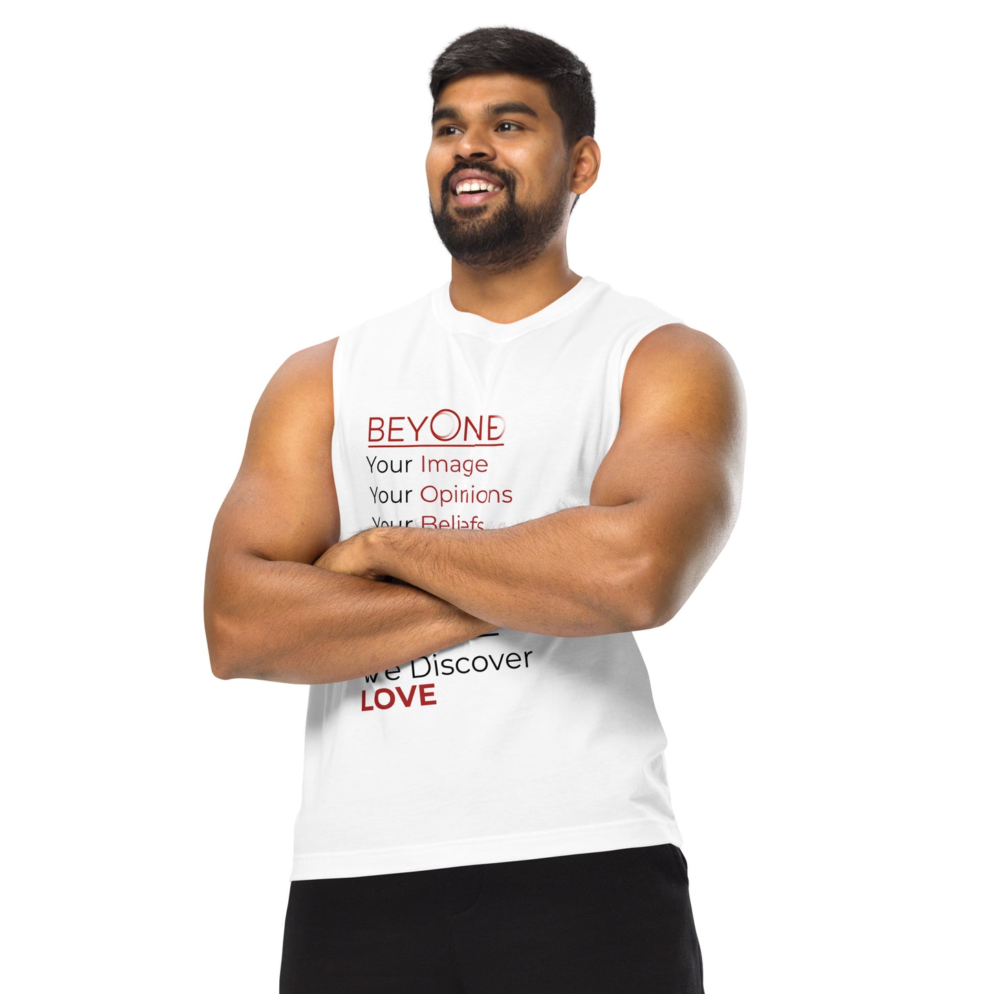 Beyond Yoga Identity Unisex Muscle Shirt