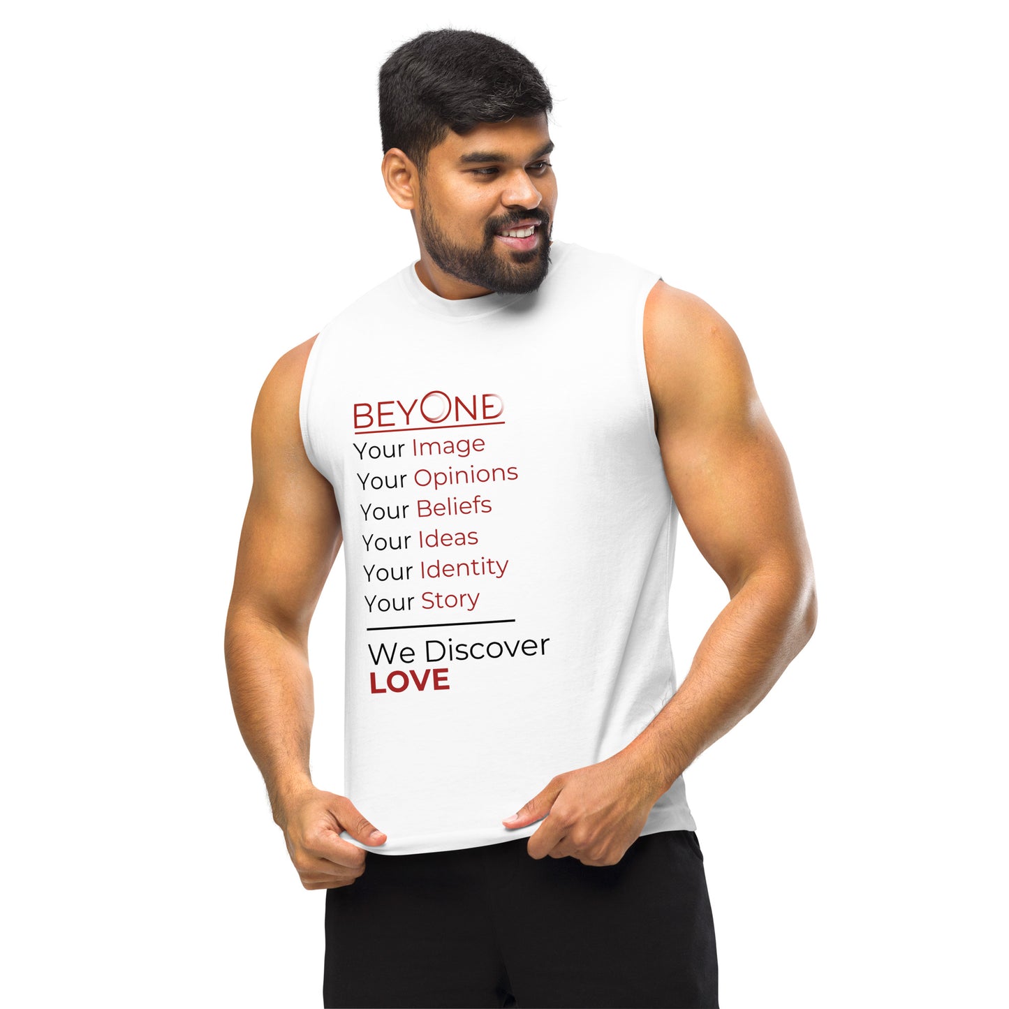Beyond Yoga Identity Unisex Muscle Shirt