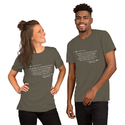 Understanding Privilege: Unisex t-shirt