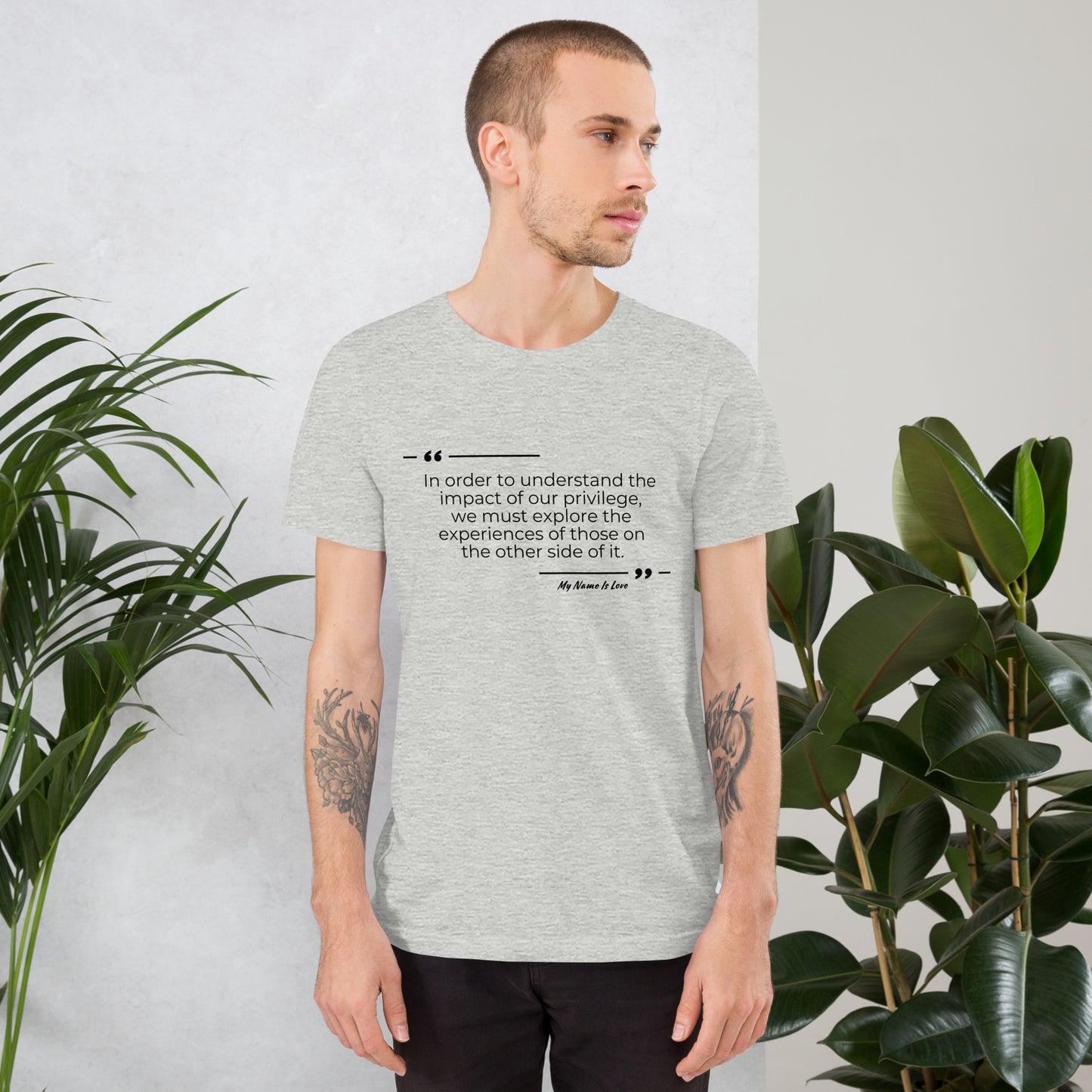 Understanding Privilege: Unisex t-shirt