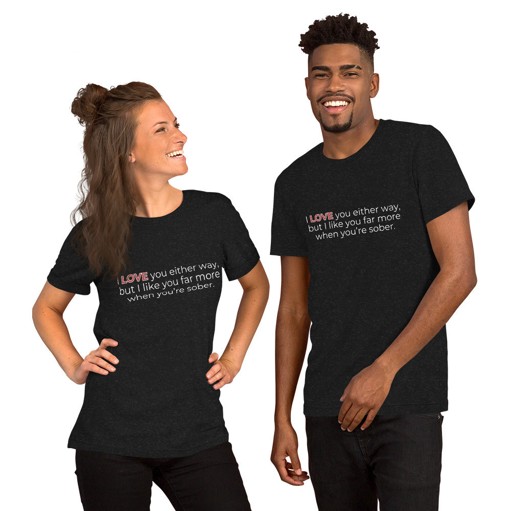 Sober Unisex t-shirt