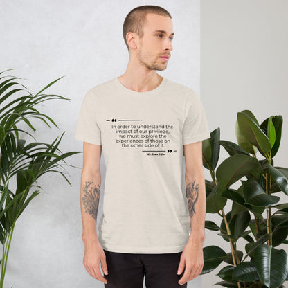 Understanding Privilege: Unisex t-shirt