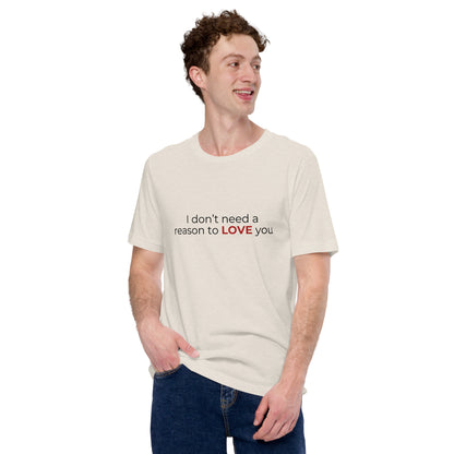 Love You: Unisex t-shirt