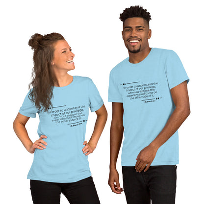 Understanding Privilege: Unisex t-shirt