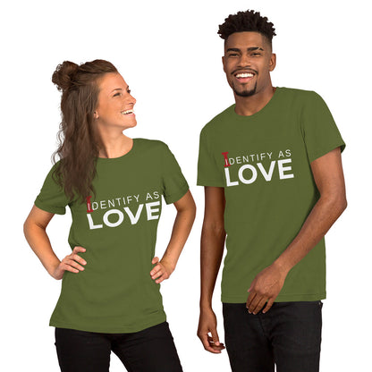 Identify As Love: Unisex t-shirt