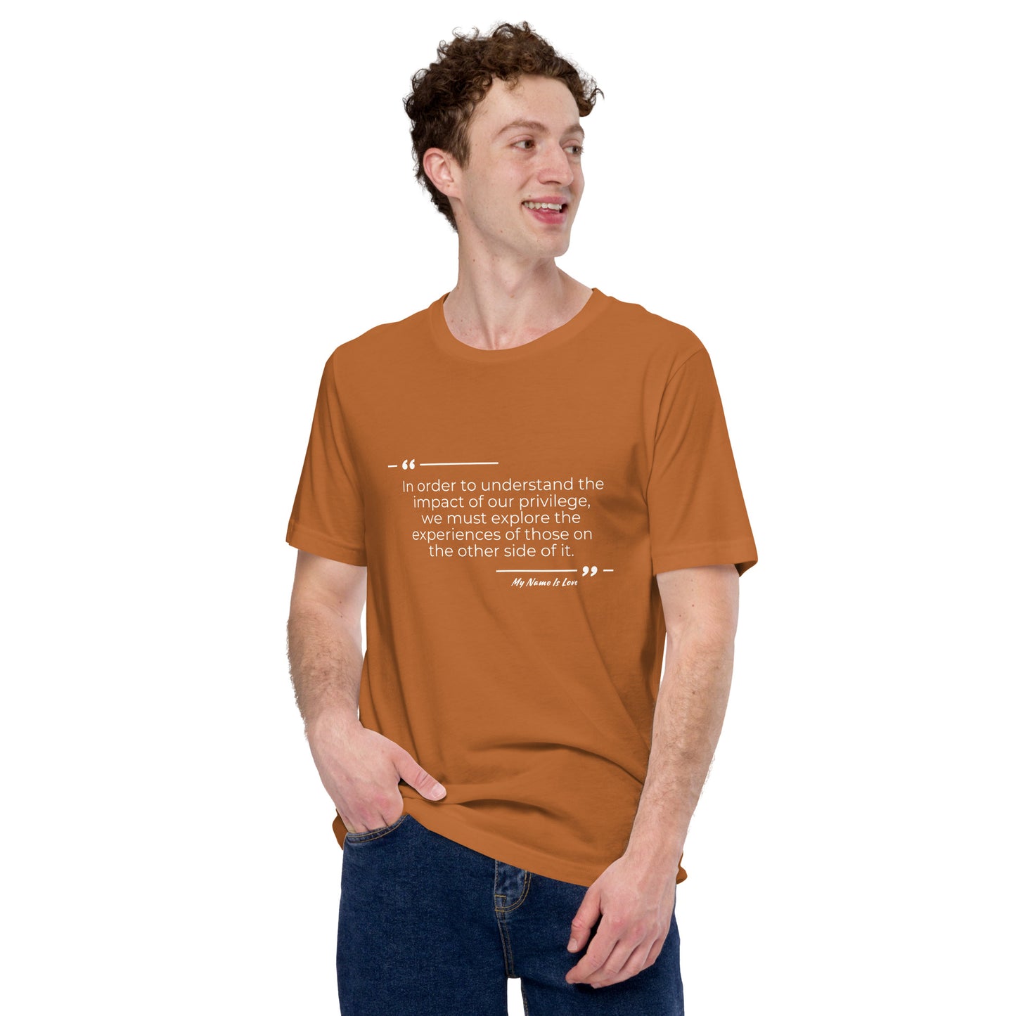 Understanding Privilege: Unisex t-shirt