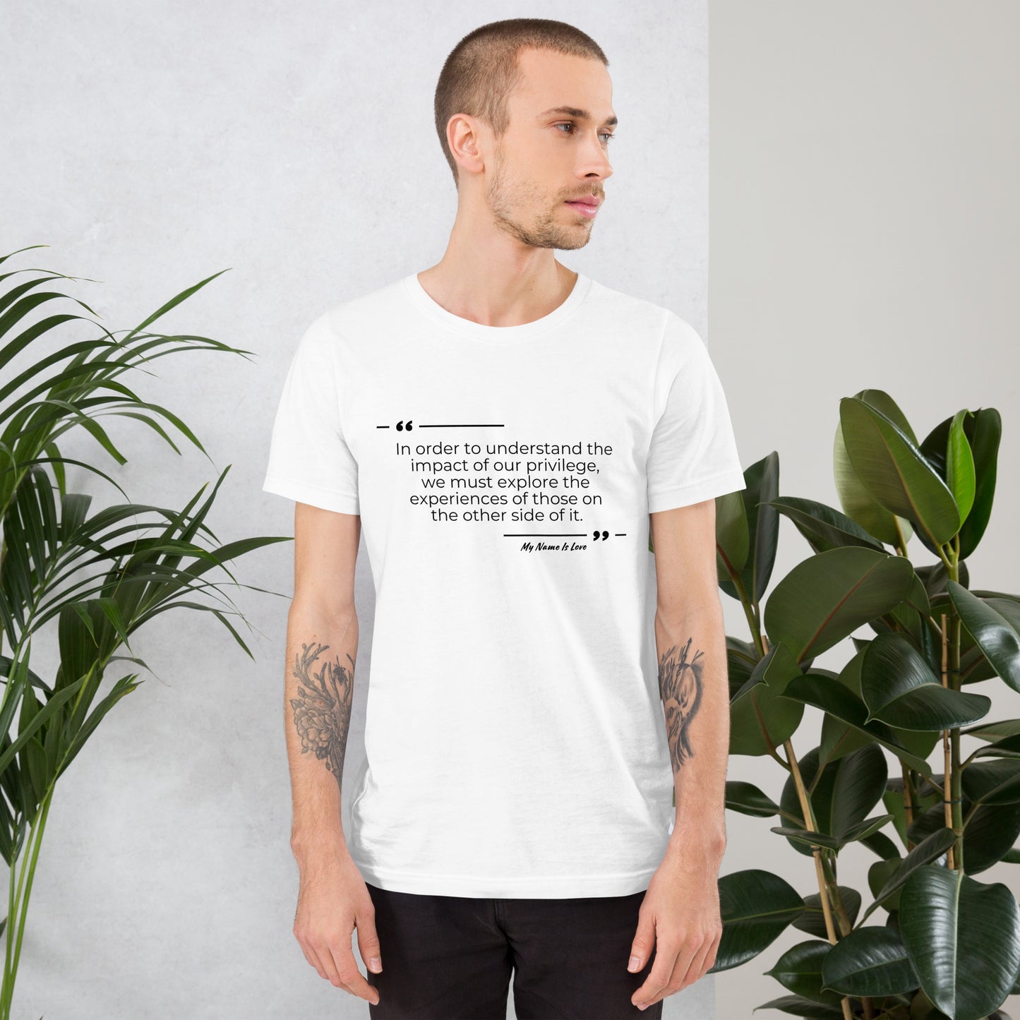 Understanding Privilege: Unisex t-shirt
