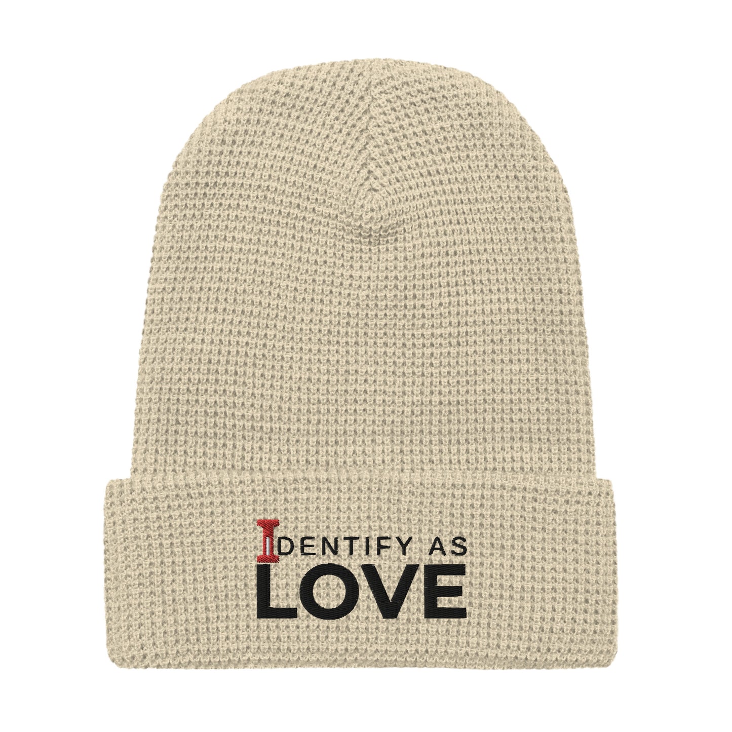 Identify As Love Waffle beanie