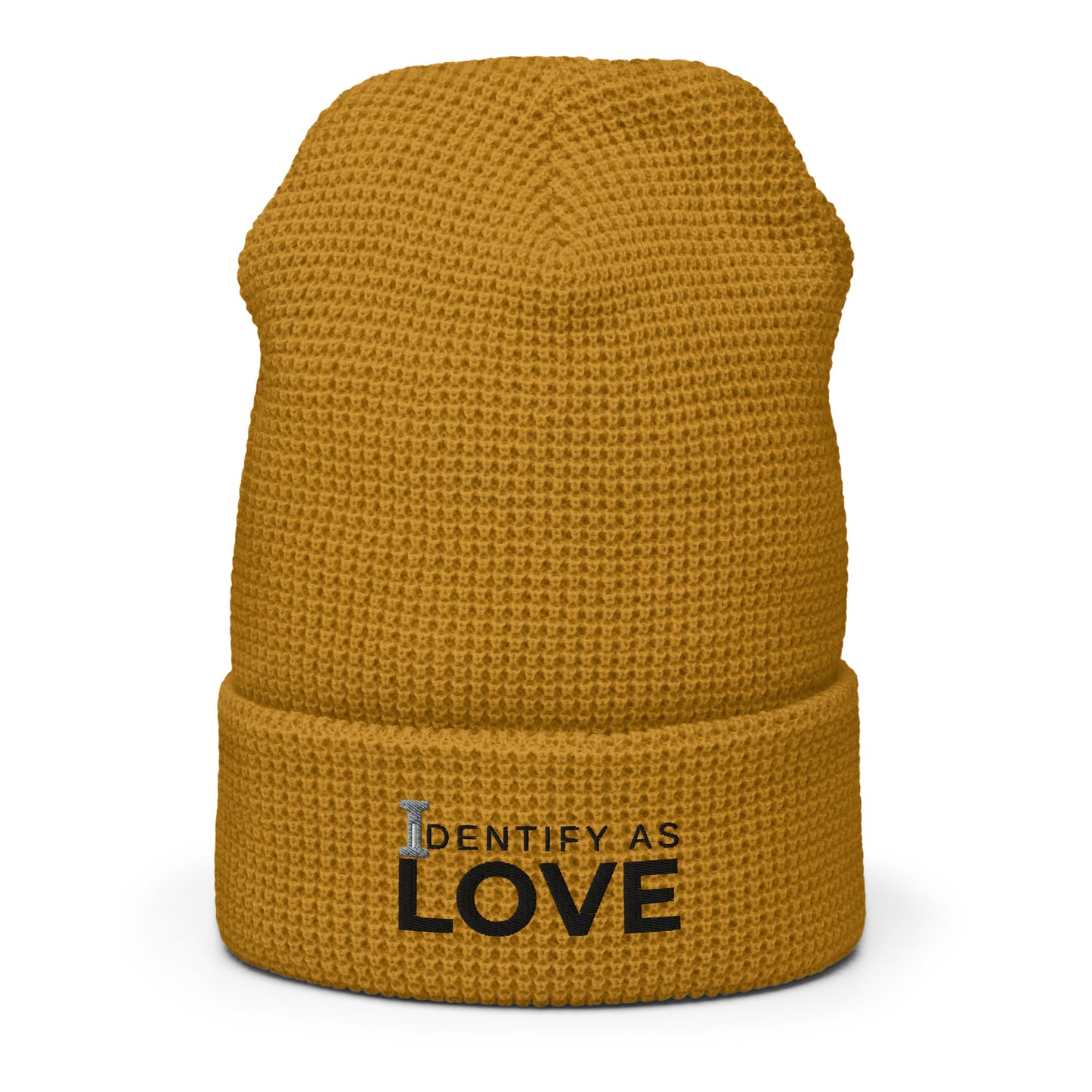 Identify As Love Waffle beanie