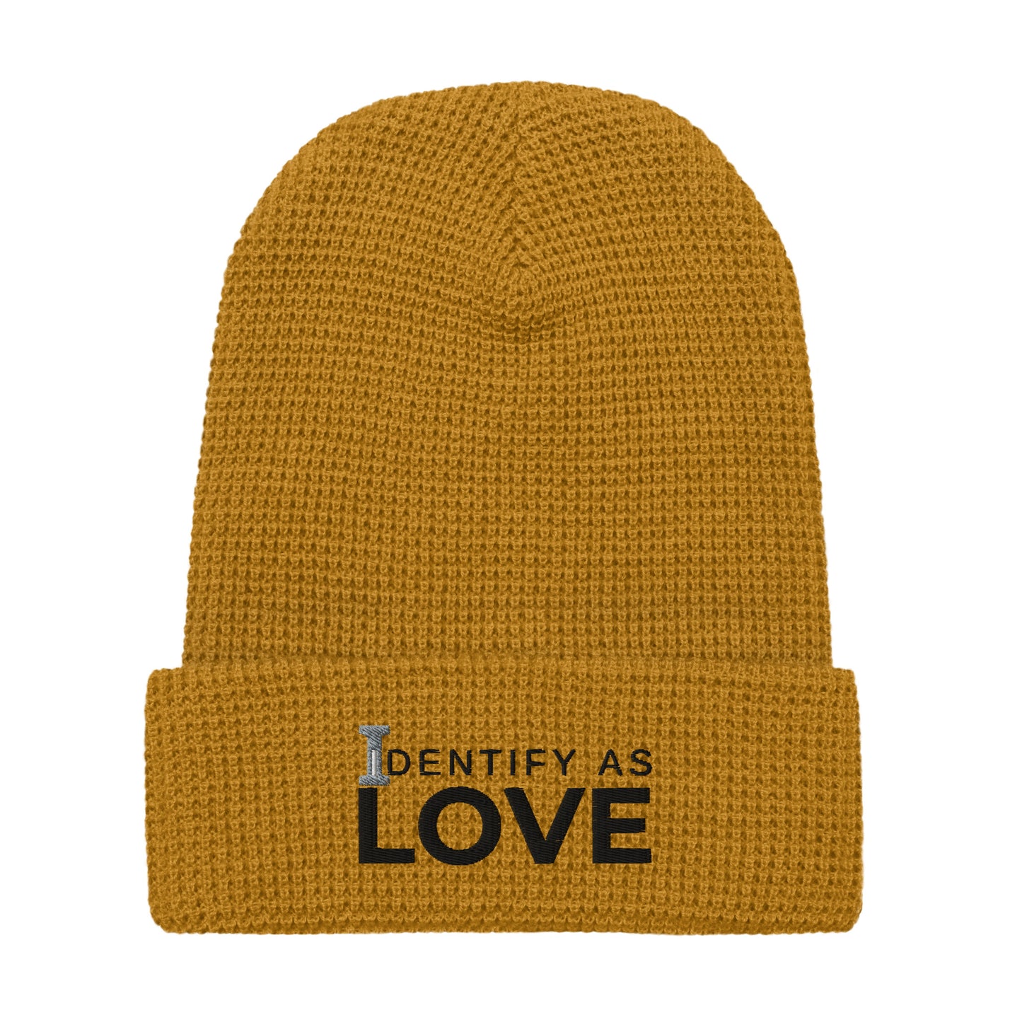 Identify As Love Waffle beanie