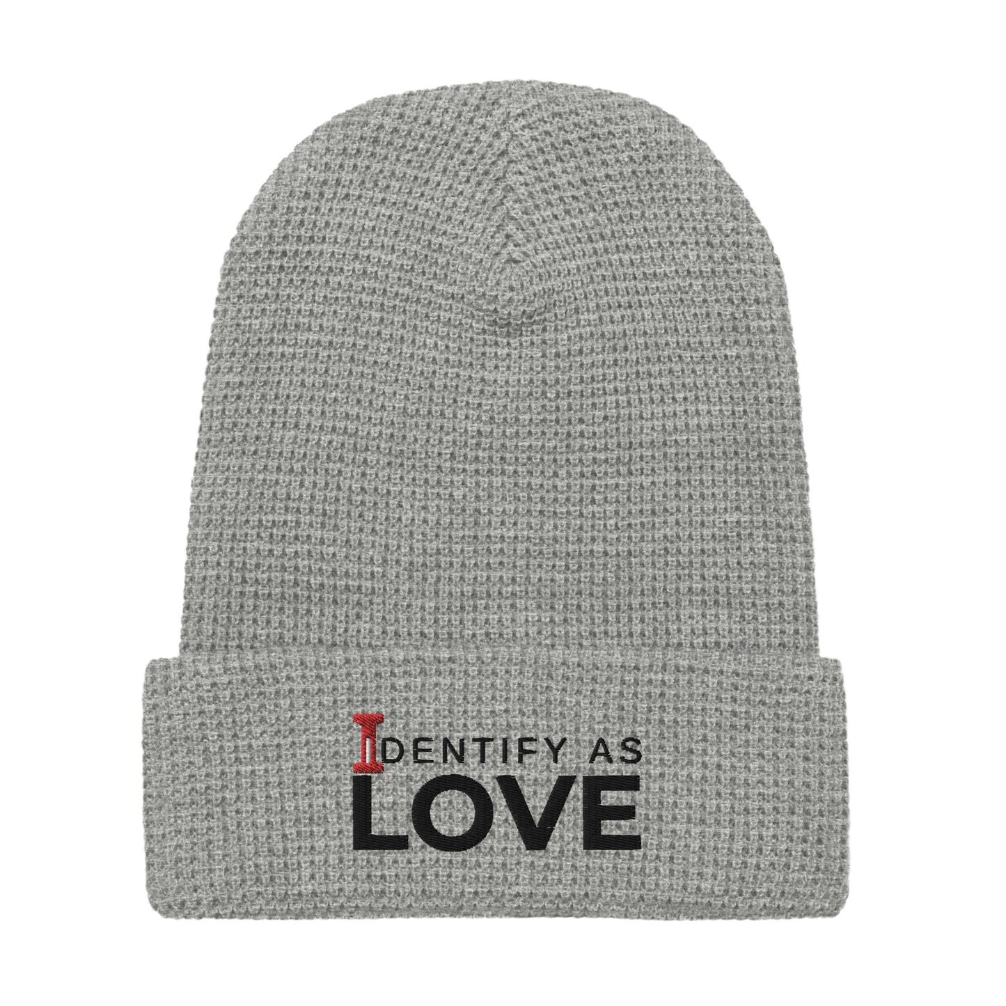 Identify As Love Waffle beanie