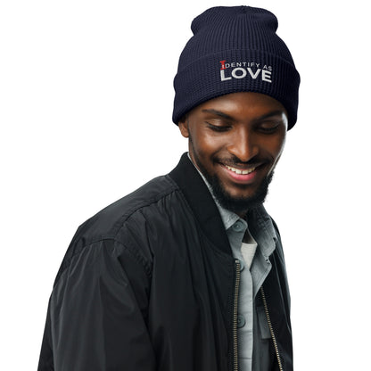 Identify As Love Waffle beanie