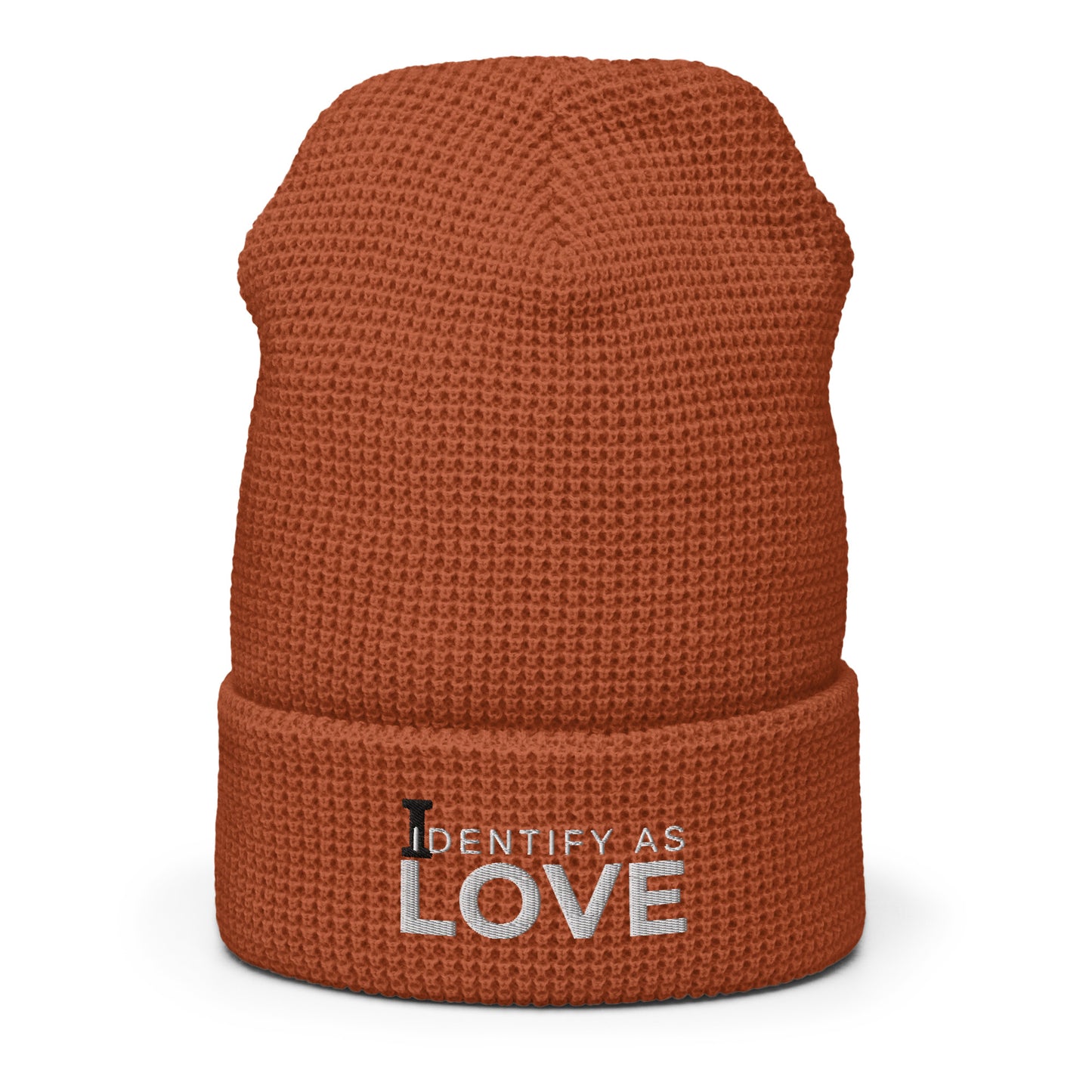 Identify As Love Waffle beanie