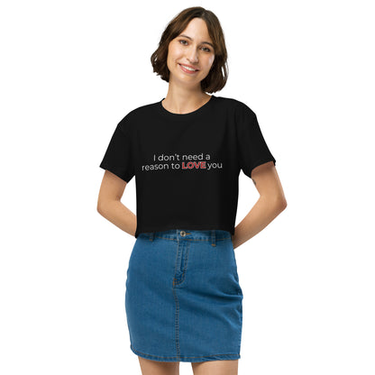 Love You: Women’s crop top