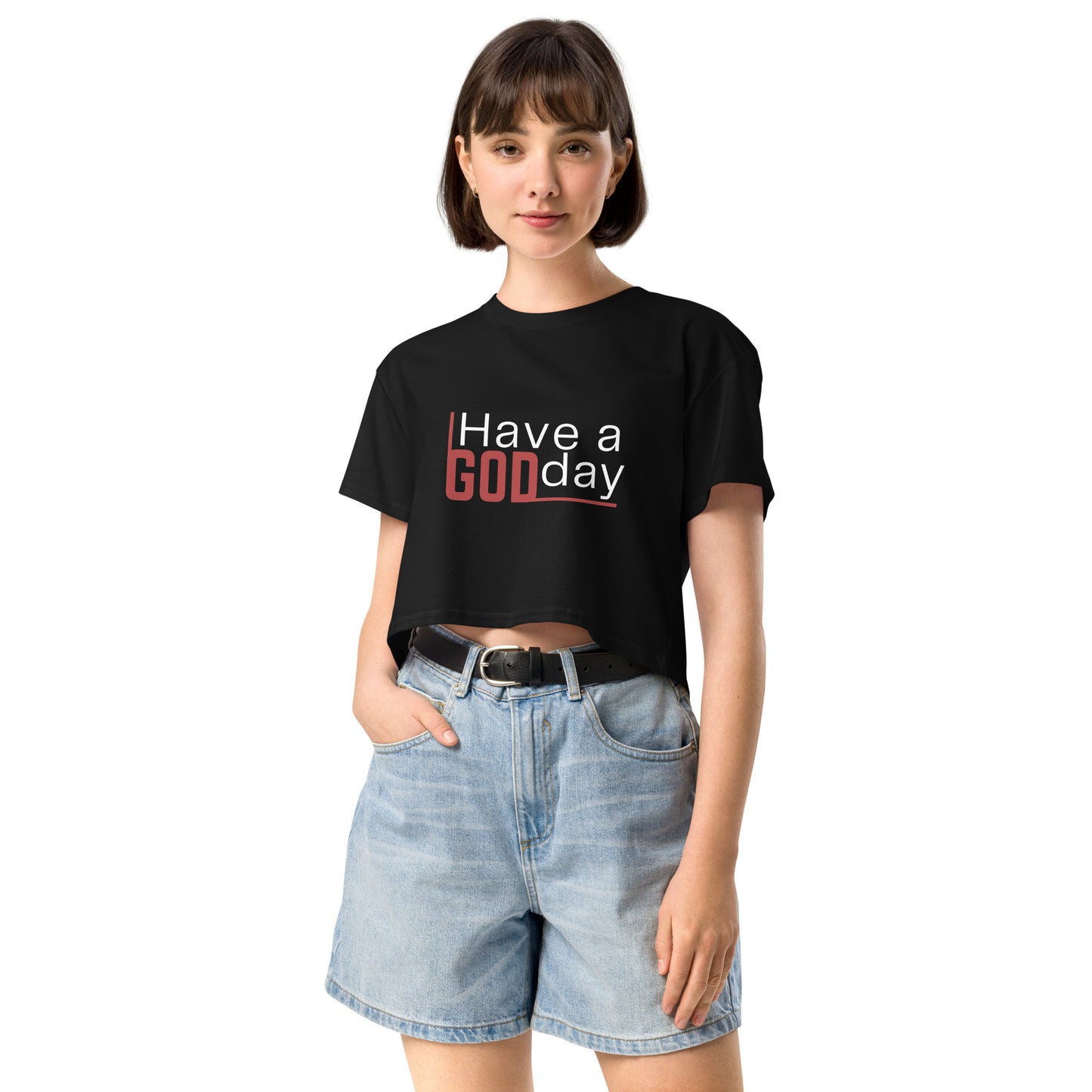 Have a God day - Women’s crop top