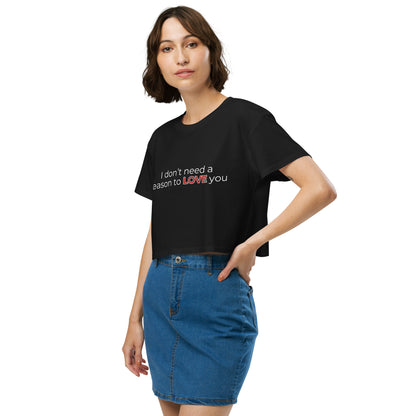 Love You: Women’s crop top