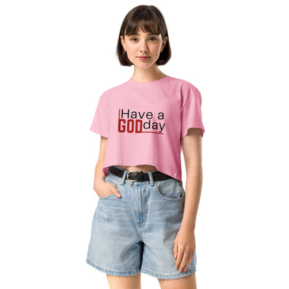 Have a God day - Women’s crop top