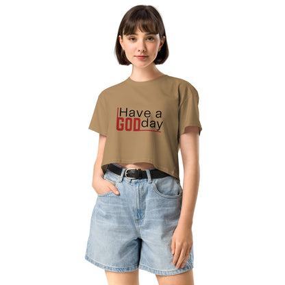 Have a God day - Women’s crop top