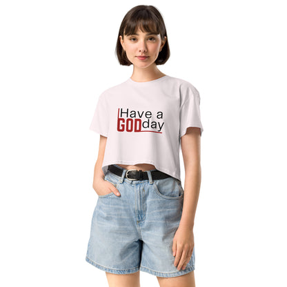 Have a God day - Women’s crop top