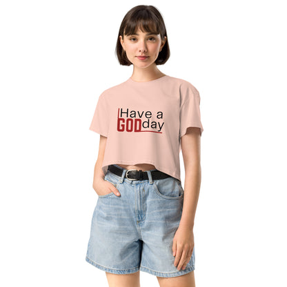 Have a God day - Women’s crop top