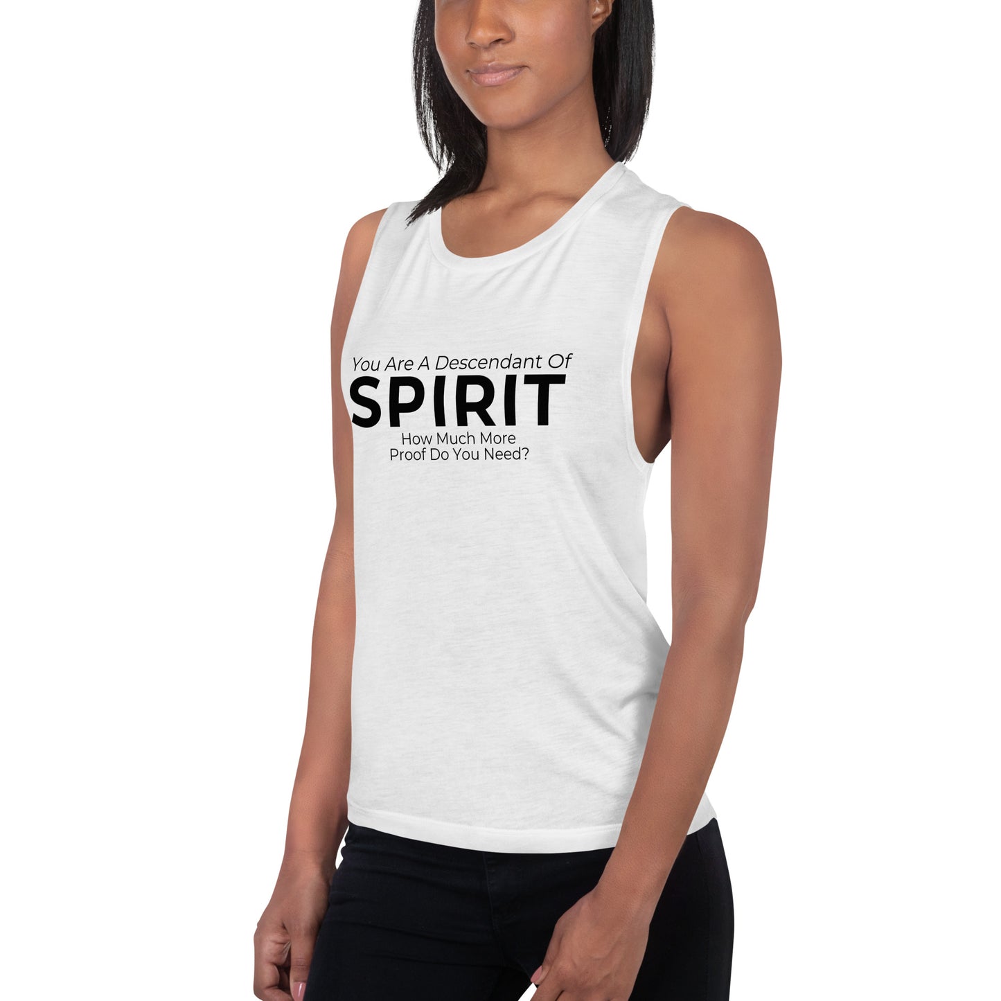 Proof Of  Spirit: Ladies’ Muscle Tank