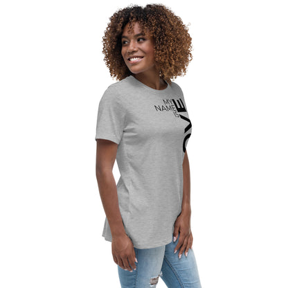 Love Vertical Print: Women's Relaxed T-Shirt