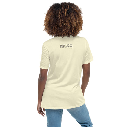 Love Vertical Print: Women's Relaxed T-Shirt